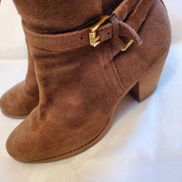 Ralph Lauren leather mini heel boots - Picture 3 of 7